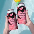 thumbnail image 3 of 2 Pcak Can Cooler Sleeves Insulated Collapsible Beer Sleeve Valentines with Pink Heart Love Can Cooler Sleeve for Birthday Party Wedding, 3 of 4