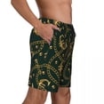 thumbnail image 4 of Bathing Suit Gold Chains Board Shorts Summer Beads Print Y2K Retro Beach Shorts Men's Design Quick Drying Swim Trunks, 4 of 5