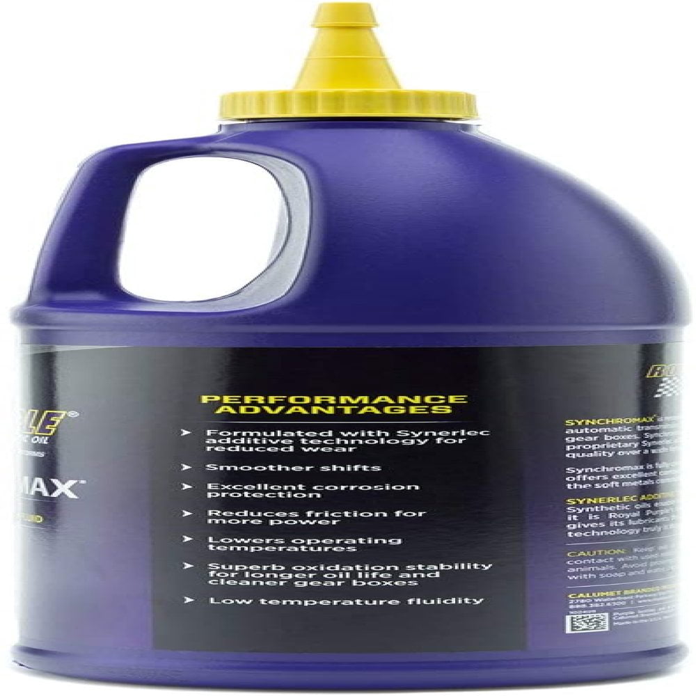 Royal Purple 01512 Synchromax Manual Transmission Fluid Pack of 6 Quarts