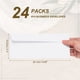 thumbnail image 2 of Uxcell 24 Paquete de Sobres Comerciales Blancos #10, Sobres de Carta de Sello Autoadhesivo de Color, 2 of 6