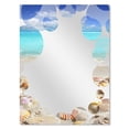 thumbnail image 2 of DESIGN ART Designart 'Caribbean Sea Starfish' Beaches Printed Wall Mirror 28in.x40in., 2 of 4