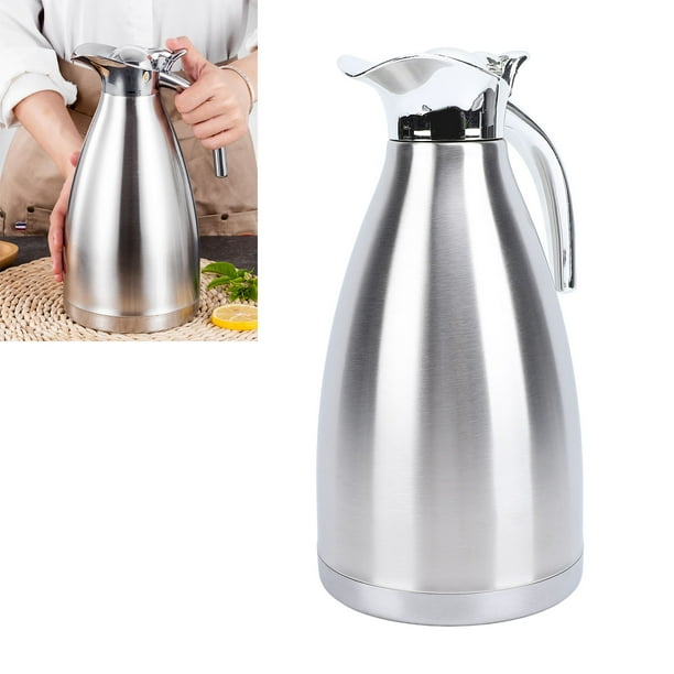 Thermal Coffee Carafe Multipurpose European Style Double Wall Large Capacity Hot Beverage Dispenser for Home Kitchen or Parties Walmart