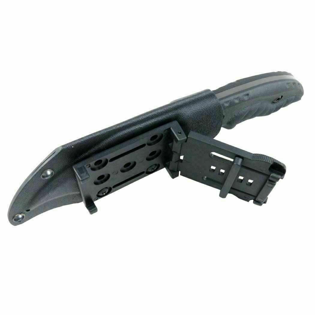 10" FULL TANG FIXED BLADE BOWIE KNIFE BONE Handle Full Edge Belt Clip