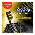 thumbnail image 2 of Cepillo Dental Colgate Zig Zag Charcoal Limpieza Interdental 3 pzas, 2 of 5