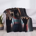 thumbnail image 6 of Lsque Chucky Print Flannel Throw Blanket, Ultra-soft Blanket for Bed, Couch, Car, Hypoallergenic Anti-pilling blanket-50"x40", 6 of 8
