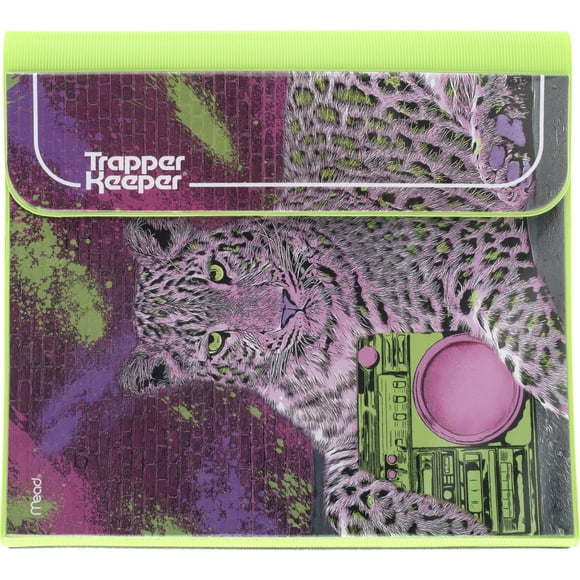 Mead Trapper Keeper Binder, 1" Round Rings, Cheetah (260038E-WMT)