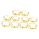 thumbnail image 5 of Juego de 10 hebillas para servilletas, anillos de servilleta con letras Bismillah, bandas de metal para servilletas, accesorios para mesas de fiesta, bodas y Ramadán. Aureato de imitación, 5 of 9