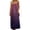 #57Dark Purple, variant on Women's Ombre Printed Backless Spaghetti Strap Maxi Dress Loose Flowy A Line Beach Vacation Dress Dark Purple 3XL