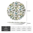 thumbnail image 2 of Picia Funny Chicken Pattern Bone China Decorative Plate – Wall Decor with Stand and Adhesive, Elegant Ornament for Living Room, Office, or Entryway-6in, 2 of 6