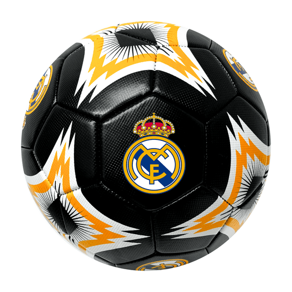 Real Madrid Soccer Ball, Size 2, Black/Gold, Official Licensed