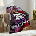 thumbnail image 5 of Grand Theft Auto Gra5 Throw Blanket Gifts for Fans Lover Girls Boys Women Present Hoodie Him Bed 50"x60", 5 of 6