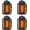 Amber, variant on Mini Small Decorative Moroccan Candle Lantern Holders for Hanging, Indoor Home Decor, Outdoor Patio, Weddings, Clear, 4pk