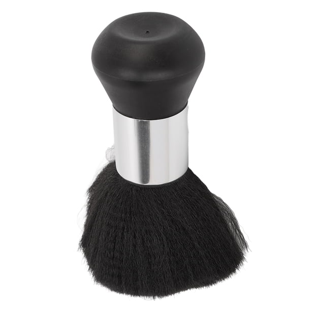 Cepillo para cortar el pelo en el cuello, negro, ergonómico, para limpieza de rostro y cuello, ideal para salón de belleza en casa.