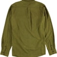 thumbnail image 2 of Reef Mens Rask Button Up Shirt, darkgreen, S Neck, 2 of 2