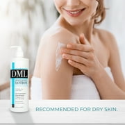 DML Moisturizing Lotion - 16 Oz Pump Bottle, Unscented Skin Care for Women and Men