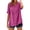 Hot Pink, variant on Women's Plus Size Cotton Linen Shirt, 3/4 Sleeve Button Down Blouse, Loose Fit Breathable Casual Top for Work, Daily Wear and Versatile Outfits JN L