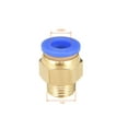 thumbnail image 2 of Unique Bargains 9 Pcs 1/4' G Male Straight Thread 6mm Push In Joint Pneumatic Connector Fitting Quick Fittings, 2 of 4