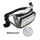 thumbnail image 4 of Riñonera transparente, cinturón impermeable, con tirantes ajustables para eventos, juegos y conciertos, Negro, 4 of 5