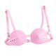 thumbnail image 3 of Sujetador de arnés de cuerpo punk pu cuero bullet cup sujetador top breast harness traje gótico mujer rosa Rosado Magideal Sujetador de arnés de cuerpo, 3 of 7