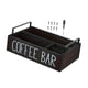 thumbnail image 4 of Organizador de estación de café Organizador de barra de café Cápsula de café multifuncional de madera negro, 4 of 9