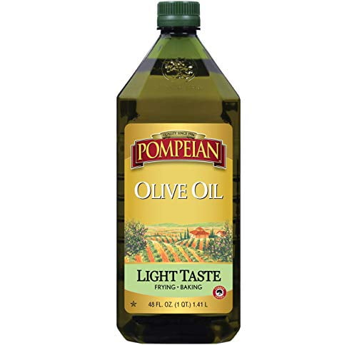 Light Taste Olive Oil, Light, Subtle Flavor, Perfect For Frying & Baking, Naturally Gluten Free, Non-Allergenic, Non-Gmo, 48 Fl. Oz