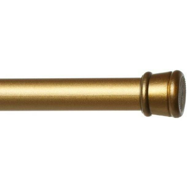 Achim Home Furnishings Shower Curtain Rod, Gold - Walmart.com - Walmart.com