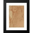 thumbnail image 2 of Pontormo (Jacopo Carucci) 18x24 Black Modern Framed Museum Art Print Titled - Reclining Figure (1520), 2 of 5