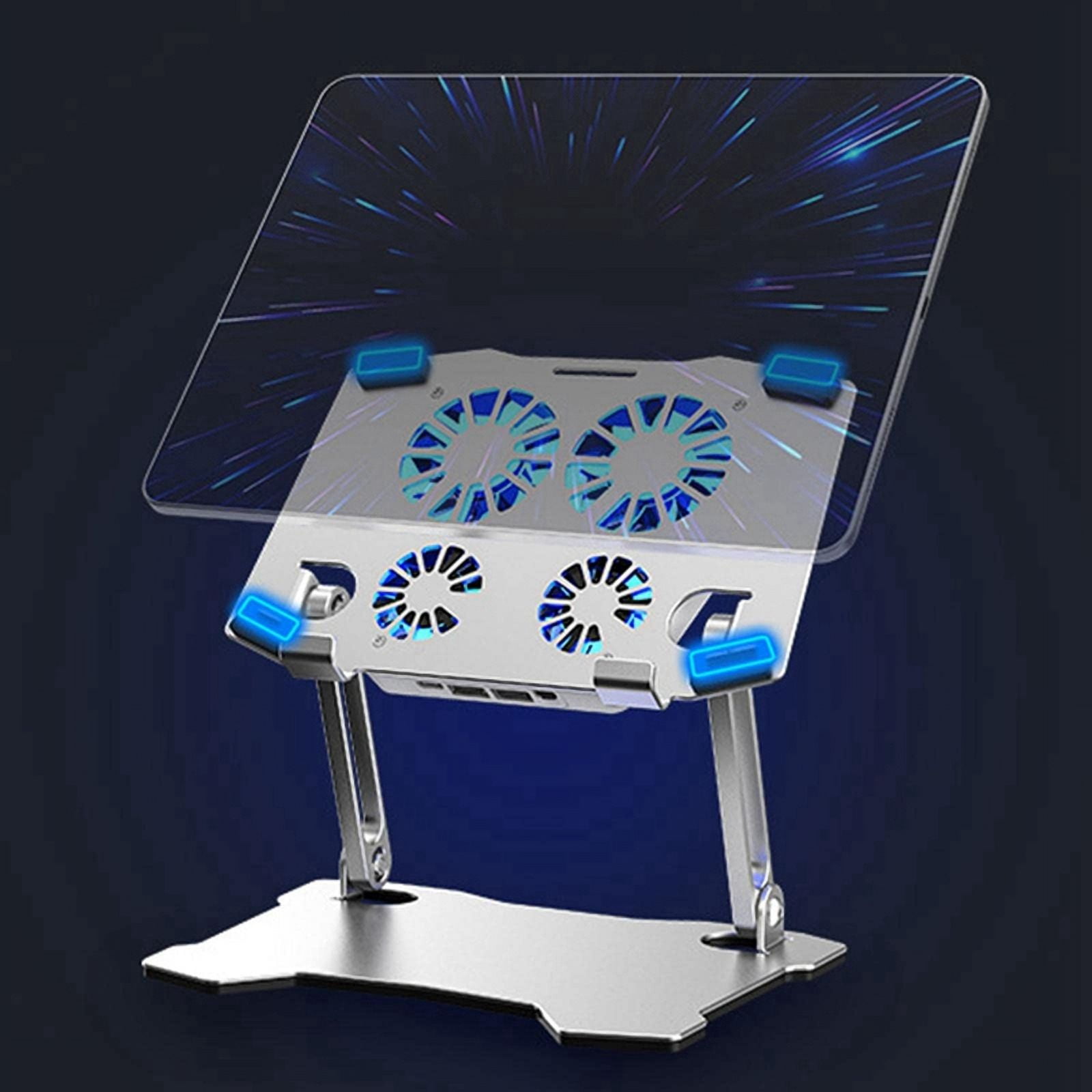 Laptop Cooling Pad Adjustable Aluminum Stand Portable Laptop Holder for All Tablets