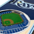 thumbnail image 2 of Tampa Bay Rays 6'' x 19'' 3D StadiumView Banner, 2 of 3