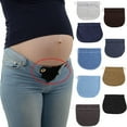 thumbnail image 1 of Women Lady Pants Elastic Waist Extenders Belt Button Buckle Eye Extension Buckle, 1 of 5