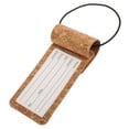 thumbnail image 6 of HONITANO 4Pcs Luggage Tags Square Beige Pu Durability For Frequent Travelers Luggage Claim, 6 of 8