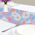 thumbnail image 4 of Yayeee Table Runner 90 inches Long Home Kitchen Dinning Party Decoration, Pink Daisy, 4 of 7