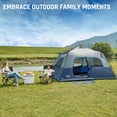 thumbnail image 5 of 8 Person Instant Cabin Tent Waterproof Family Tents for Outdoor Camping Upgraded Ventilation Setup in 60 Second Setup Blue, 5 of 9