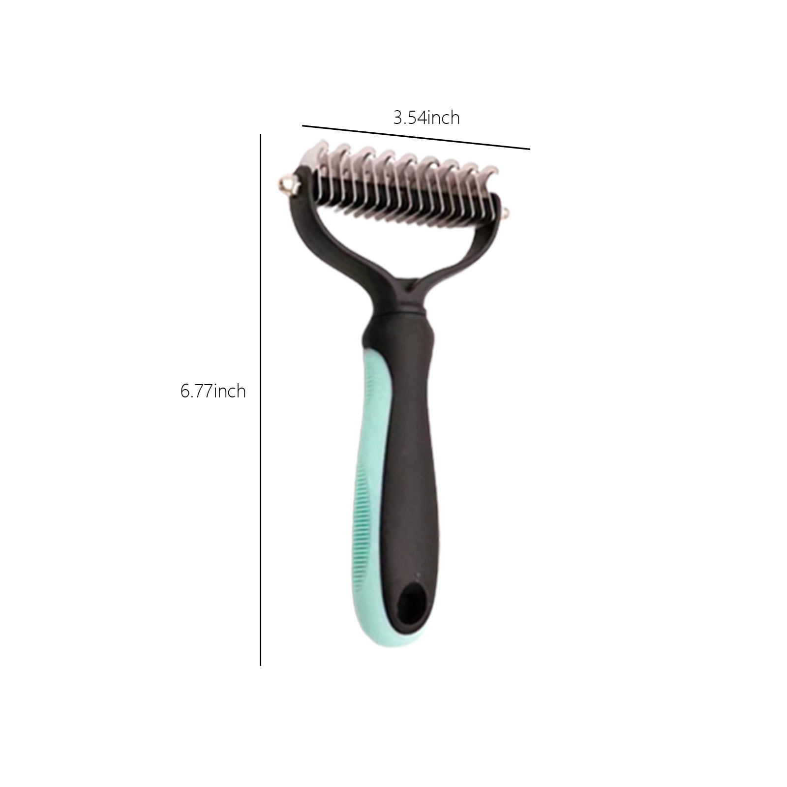 pimelu Pet Knotting Comb 2 Sided Dematting Comb Grooming Tool For Cats Dogs Removing Knots Slicker Grooming Brush Suitable For Dogs With Medium To Long Hair Flash Deal Up to 45 off