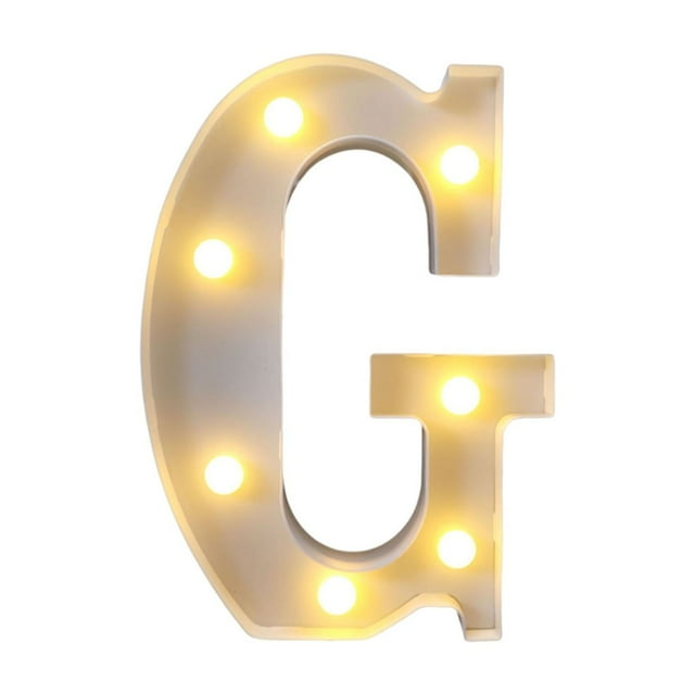 RXIRUCGD Letters Lights Alphabet Lamp LED Letter Lighting Letter Light Illuminated Letters Night Lights Decoration For Birthday Party Wedding Children’s Room