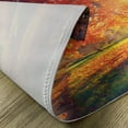 thumbnail image 5 of Ambesonne Fall Place Mats Set of 4, Misty Day in the Forest, Standard Size, Orange Yellow Green, 5 of 6