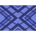 thumbnail image 1 of Ahgly Company Machine Washable Indoor Rectangle Transitional Cobalt Blue Area Rugs, 4' x 6', 1 of 7