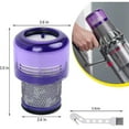 thumbnail image 2 of Pack Filters For Dyson V11 V15 Sv14 Sv22_ Thsinde Washable Replacement Filter, 2 of 5