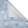 thumbnail image 5 of Ambesonne Winter Grommet Curtain, Cold Weather New Year, 50" x 120", Pale Blue White Grey, 5 of 6