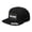 Black, variant on Snapback Hat for Men Flat Brim Hats Nicaragua Embroidery Embroidered Flat Bill Hat Acrylic Silver Design Only