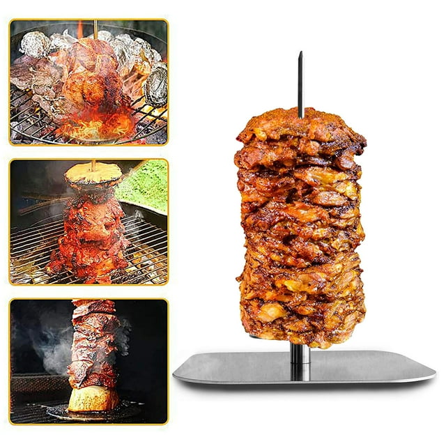 Brocheta vertical, brocheta vertical para barbacoa, brocheta para barbacoa, parrilla para barbacoa, funcionalidad de alta precisión