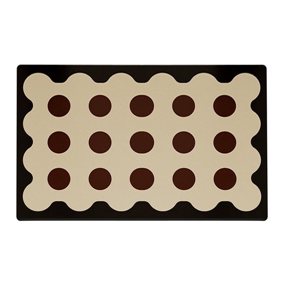 Ruanlalo Coffee Machine Mat Absorbent Diatomite Drying Pad Anti-Slip Bottom Quick-Drying Dish Mat Kitchen Countertop Protector