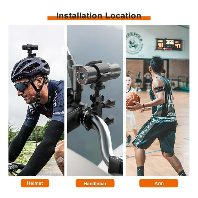 bike helmet dash cam 2k HD Action Camera Outdoor Bike Motorcycle Helmet Camera Sport DV Video Recorder DVR Dash Cam For Car Bicycle