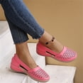 thumbnail image 5 of Norvail Closed Toe Sandals for Women Hollow Casual Flats Orthotic Wedge Dressy Comfortable Shoes Beach Outdoor Walking Slippers Orthopedic Out Summer Carved Vintage Slip on Round Hollowed, 5 of 8