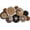 Earthy, variant on Set of 10 Handcrafted Boho Wall Baskets, Decorative Wicker Wall Art, Easy to Hang