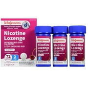 Walgreens Nicotine Lozenges 2 mg Cherry, 72 ea