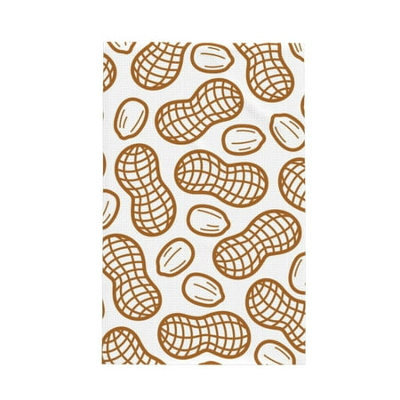 

Matuu Peanuts7 for Waffle Kitchen Towel Dish Towels Hand Towels for Kitchen 16 X 26 Inches