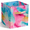 Watercolor Paint, variant on Sorbus Collapsible Fabric Cube Storage Bin (10.5" x 10.5"), Tie Dye Pink