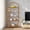 Bright Brown, variant on MAYEERTY Space-Saving 5-Tier Corner Ladder Bookcase, 70" Tall Storage Organizer for All Corners of Your Home