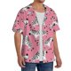 thumbnail image 2 of Fotbe Cute Cartoon Zebra Camisa Estampada de Manga Corta para Hombre, Casual de Verano, Estilo Playero, Sin Arrugas-3X-Large, 2 of 5